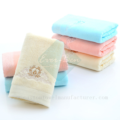 Custom embroidered hand towels Exporter